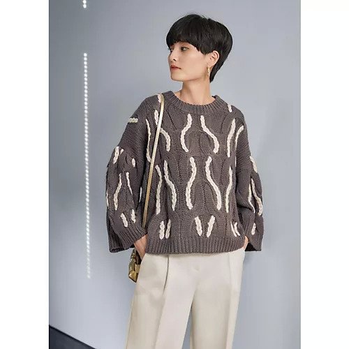 【スタイルデリ/STYLE DELI】のゆる編みランダムケーブルニットトップス 人気、トレンドファッション・服の通販 founy(ファニー) 　ファッション　Fashion　レディースファッション　WOMEN　トップス・カットソー　Tops/Tshirt　ニット　Knit Tops　イエロー　Yellow　インナー　Inner　キャミソール　Camisole　ショート　Short　スリーブ　Sleeve　タンク　Tank　時計　Clock　バングル　Bangle　ポケット　Pocket　防寒　Cold Protection　ミックス　Mix　ミドル　Middle　ワイド　Wide　A/W・秋冬　Aw・Autumn/Winter・Fw・Fall-Winter　 other-1|ID: prp329100004225341 ipo3291000000029279473