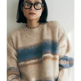 【マージュール/marjour】 MOHAIR MULTI BORDER KNIT人気、トレンドファッション・服の通販 founy(ファニー) ファッション Fashion レディースファッション WOMEN トップス・カットソー Tops/Tshirt ニット Knit Tops エアリー Airy シフォン Chiffon シンプル Simple ストレッチ Stretch ボトム Bottom モヘア Mohair |ID:prp329100004225342