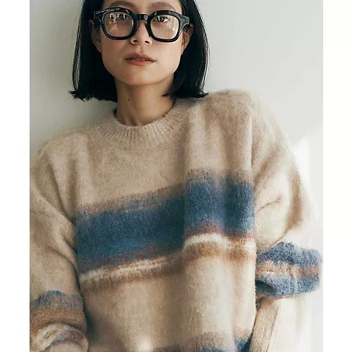 【マージュール/marjour】のMOHAIR MULTI BORDER KNIT 人気、トレンドファッション・服の通販 founy(ファニー) 　ファッション　Fashion　レディースファッション　WOMEN　トップス・カットソー　Tops/Tshirt　ニット　Knit Tops　エアリー　Airy　シフォン　Chiffon　シンプル　Simple　ストレッチ　Stretch　ボトム　Bottom　モヘア　Mohair　 other-1|ID: prp329100004225342 ipo3291000000029279480