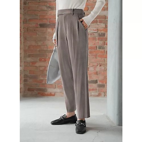 【スタイルデリ/STYLE DELI】の【Made in JAPAN】裏微起毛ストレッチタック留めパンツ インテリア・キッズ・メンズ・レディースファッション・服の通販 founy(ファニー) https://founy.com/ ファッション Fashion レディースファッション WOMEN パンツ Pants ジャケット Jacket スタイリッシュ Stylish ストレッチ Stretch スニーカー Sneakers スーツ Suit センター Center ダメージ Damage チェック Check フェルト Felt フロント Front ポケット Pocket ミックス Mix ループ Loop 冬 Winter おすすめ Recommend 日本製 Made In Japan |ID: prp329100004225352 ipo3291000000030966259