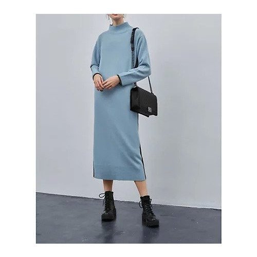 【スタイルデリ/STYLE DELI】のカラーポイントニットワンピース 人気、トレンドファッション・服の通販 founy(ファニー) 　ファッション　Fashion　レディースファッション　WOMEN　ワンピース　Dress　ニットワンピース　Knit Dresses　クール　Cool　軽量　Lightweight　ジャケット　Jacket　ダメージ　Damage　バランス　Balance　パステル　Pastel　ベーシック　Basic　ポケット　Pocket　おすすめ　Recommend　 other-1|ID: prp329100004225354 ipo3291000000029279577