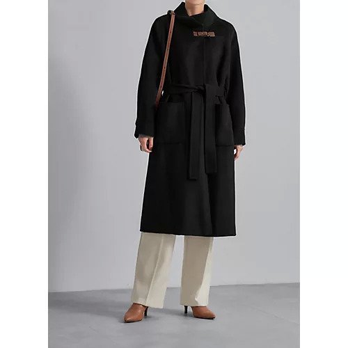 【スタイルデリ/STYLE DELI】のスタンドネックリバーコート インテリア・キッズ・メンズ・レディースファッション・服の通販 founy(ファニー) 　ファッション　Fashion　レディースファッション　Fashion for Women　アウター　Coat / Outerwear Collection　コート・ロングコート・ピーコート　Long Coats, Peacoats & More　イエロー　Yellow　エレガント 上品　Elegant　コレクション　Collection, Seasonal Line　軽量　Lightweight, Ultra Light　ジャケット　Jacket, Outerwear　スタンド　Stand Collar, Upright Stand　スリット　Slit, Slit Detail　スリーブ　Sleeve, Long Sleeve / Short Sleeve　ダブル　Double, Double-Breasted　ダメージ　Distressed, Destroyed　定番　Standard, Basic Item　人気　Popular, Best Seller　バランス　Balance, Style Balance　フェイス　Face, Facial Design　ポケット　Pocket, Pocket Detail　冬　Winter / This Winter　A/W・秋冬　Autumn/Winter　プチプライス・低価格　Affordable / Budget Price　おすすめ　Recommended / Our Picks　ブラック|ID: prp329100004225368 ipo3291000000034420525