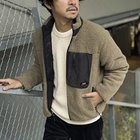 【ノーリーズ グッドマン/NOLLEY'S goodman / MEN】の【TAION/タイオン】《配色別注》リバーシブル ボア ダウンブルゾン 24AW ベージュ|ID: prp329100004225390 ipo3291000000029581929