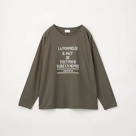 【グリーンレーベル リラクシング / ユナイテッドアローズ/green label relaxing / UNITED ARROWS】 タイポグラフィック ロングスリーブ カットソー人気、トレンドファッション・服の通販 founy(ファニー) ファッション Fashion レディースファッション WOMEN トップス・カットソー Tops/Tshirt カットソー Cut and Sewn おすすめ Recommend インナー Inner カットソー Cut And Sew グラフィック Graphic サロペット Overalls ジャケット Jacket スリーブ Sleeve プリント Print ベーシック Basic ボトム Bottom ロング Long 冬 Winter 定番 Standard 秋 Autumn/Fall |ID:prp329100004230047