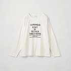 【グリーンレーベル リラクシング / ユナイテッドアローズ/green label relaxing / UNITED ARROWS】のタイポグラフィック ロングスリーブ カットソー 人気、トレンドファッション・服の通販 founy(ファニー) ファッション Fashion レディースファッション WOMEN トップス・カットソー Tops/Tshirt カットソー Cut and Sewn おすすめ Recommend インナー Inner カットソー Cut And Sew グラフィック Graphic サロペット Overalls ジャケット Jacket スリーブ Sleeve プリント Print ベーシック Basic ボトム Bottom ロング Long 冬 Winter 定番 Standard 秋 Autumn/Fall thumbnail WHITE|ID: prp329100004230047 ipo3291000000029309053