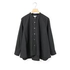 【ミディウミ/MidiUmi】のAラインバンドカラーシャツ ネイビー|ID: prp329100004231018 ipo3291000000036290551