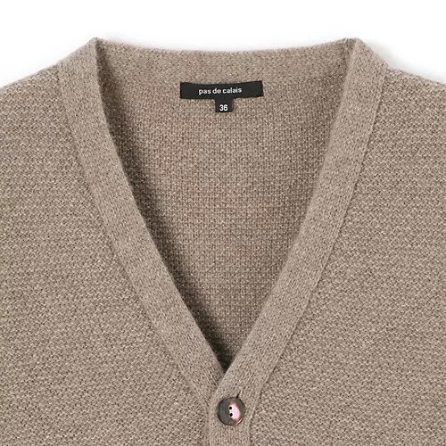 【パドカレ/pas de calais】の24AWカシミヤラム 人気、トレンドファッション・服の通販 founy(ファニー) 　ファッション　Fashion　レディースファッション　Fashion for Women　2024年　2024　2024-2025秋冬・A/W　Autumn/Winter 2024–25 AW24–25　カーディガン　Cardigan, Knitwear　ショート　Short, Short Length　シンプル　Simple, Minimal　パターン　Pattern, Design Print　other-3|ID: prp329100004231027 ipo3291000000031283343