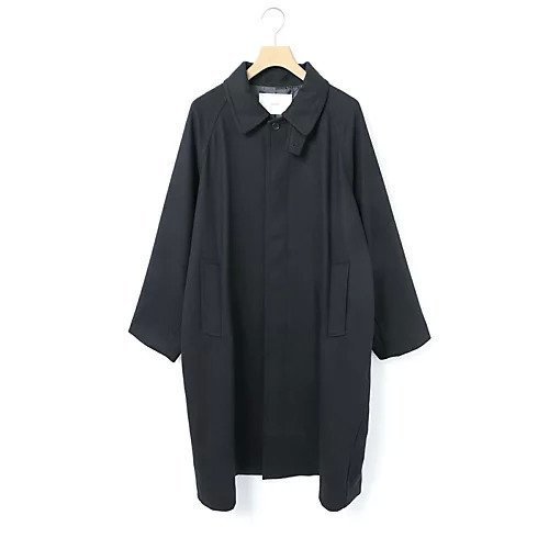 【ミディウミ/MidiUmi】のウールステンカラーコート インテリア・キッズ・メンズ・レディースファッション・服の通販 founy(ファニー) 　ファッション　Fashion　レディースファッション　WOMEN　アウター　Coat Outerwear　コート　Coats　おすすめ　Recommend　バランス　Balance　ベーシック　Basic　ミドル　Middle　ネイビー|ID: prp329100004231071 ipo3291000000029319194