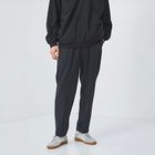 【グリーンレーベルリラクシング/green label relaxing / UNITED ARROWS / MEN】のアクティブジャージ ヘリンボーン ワイド ユーティリティパンツ -ストレッチ・防シワ- NAVY|ID: prp329100004231105 ipo3291000000029319330