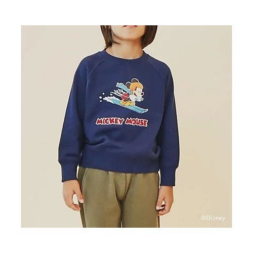 【ザ ショップ ティーケー/THE SHOP TK / KIDS】のDisney/【110-160】ラグランスリーブスウェット インテリア・キッズ・メンズ・レディースファッション・服の通販 founy(ファニー) 　ファッション　Fashion　キッズファッション　KIDS　おすすめ　Recommend　グラフィック　Graphic　スマート　Smart　ネイビー|ID: prp329100004231139 ipo3291000000029592540