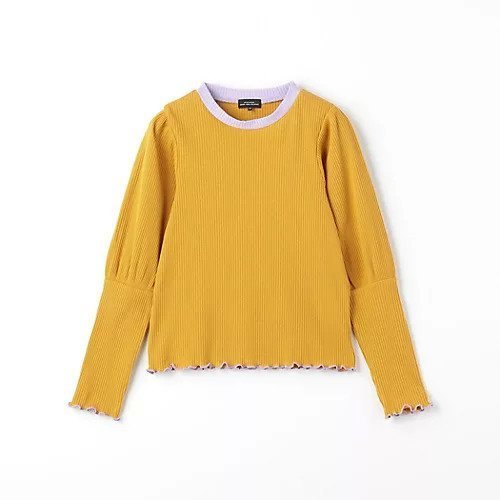 【グリーンレーベルリラクシング/green label relaxing / UNITED ARROWS / KIDS】のTJ テレコプルオーバー パフスリーブ / キッズ 100cm-130cm インテリア・キッズ・メンズ・レディースファッション・服の通販 founy(ファニー) 　ファッション　Fashion　キッズファッション　KIDS　トップス・カットソー　Tops/Tees/Kids　カットソー　Cut And Sew　スリーブ　Sleeve　テレコ　Tereko　おすすめ　Recommend　MUSTARD|ID: prp329100004231151 ipo3291000000029319620