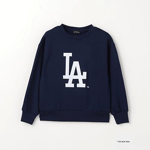 【グリーンレーベルリラクシング/green label relaxing / UNITED ARROWS / KIDS】の【別注】TJ MLB 裏毛 プルオーバー / スウェット / キッズ 100cm-130cm インテリア・キッズ・メンズ・レディースファッション・服の通販 founy(ファニー) 　ファッション　Fashion　キッズファッション　KIDS　トップス・カットソー　Tops/Tees/Kids　シンプル　Simple　スウェット　Sweat　フロント　Front　プリント　Print　別注　Special Order　モチーフ　Motif　NAVY|ID: prp329100004231152 ipo3291000000029319633