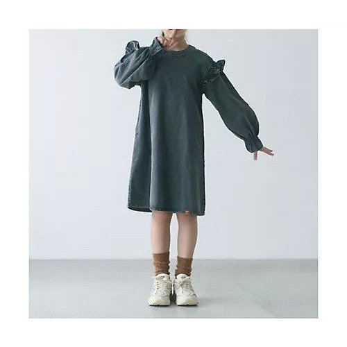 【グリーンレーベルリラクシング/green label relaxing / UNITED ARROWS / KIDS】の【別注】TJ デニム ワンピース / キッズ 140cm-160cm インテリア・キッズ・メンズ・レディースファッション・服の通販 founy(ファニー) 　ファッション　Fashion　キッズファッション　KIDS　ワンピース　Dress/Kids　デニム　Denim　トレンド　Trend　別注　Special Order　DK.GRAY|ID: prp329100004231155 ipo3291000000029319666