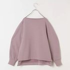 【トゥエルブクローゼット/12closet】の【洗える】まるで毛布なあったかボートネックスウェット ダークピンク|ID:prp329100004231982