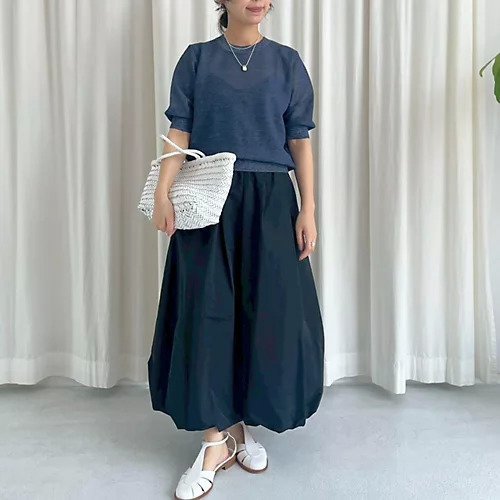 【マイ ウィークネス/MY WEAKNESS】の【ともさかりえさん着用】【洗える】Luca Balloon Skirt (バルーンスカート) 人気、トレンドファッション・服の通販 founy(ファニー) 　ファッション　Fashion　レディースファッション　Ladies' Fashion Online　スカート　Skirt　バルーン　Balloon　洗える　Washable　other-2|ID: prp329100004231990 ipo3291000000032233598