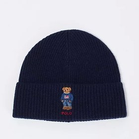 【ポロラルフローレン/POLO RALPH LAUREN】 SOLID FLAG BEAR BEANIE人気、トレンドファッション・服の通販 founy(ファニー) ファッション Fashion レディースファッション WOMEN アメリカン American シューズ Shoes セーター Sweater デニム Denim フィット Fit フロント Front 冬 Winter |ID:prp329100004232053