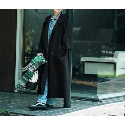 【カレンソロジー/Curensology】の【五明祐子さんコラボ】ラムウールリバースタンドコート 人気、トレンドファッション・服の通販 founy(ファニー) ファッション Fashion レディースファッション Fashion for Women アウター Coat / Outerwear Collection コート・ロングコート・ピーコート Long Coats, Peacoats & More コラボ Collaboration, Collab other-2|ID: prp329100004232095 ipo3291000000034464126