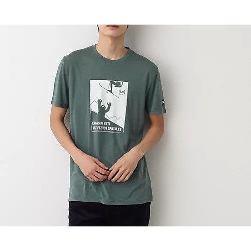 【デッサン/Dessin / MEN】のsuper.natural(スーパーナチュラル) イエティTシャツ インテリア・キッズ・メンズ・レディースファッション・服の通販 founy(ファニー) 　ファッション　Fashion　メンズファッション　MEN　イラスト　Illustration　グラフィック　Graphic　スマート　Smart　定番　Standard　ブルー|ID: prp329100004232113 ipo3291000000029329965