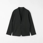 【グリーンレーベルリラクシング/green label relaxing / UNITED ARROWS / MEN】のA+ ポリエステルツイード 1B ノーカラー ジャケット -ウォッシャブル・ストレッチ・防シワ- DK.GREEN|ID: prp329100004232119 ipo3291000000029330058