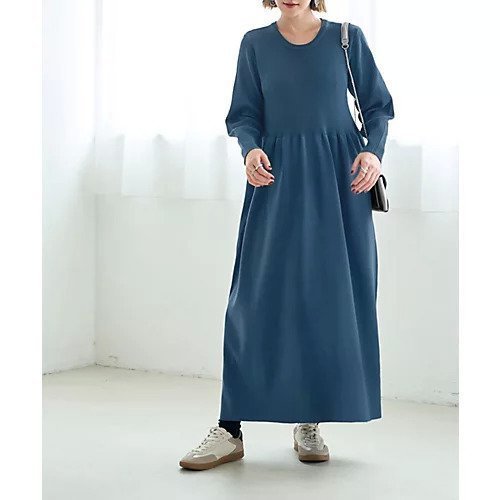 【スタイルデリ/STYLE DELI】のスポンディッシュ立体スカートワンピース インテリア・キッズ・メンズ・レディースファッション・服の通販 founy(ファニー) 　ファッション　Fashion　レディースファッション　Fashion for Women　スカート　Skirts　エアリー　Airy Texture　春　Spring　軽量　Lightweight, Ultra Light　シューズ　Shoes, Footwear　ショート　Short, Short Length　スニーカー　Sneakers, Trainers　スリット　Slit, Slit Detail　ビスチェ　Bustier, Corset Top　フィット　Fit, Slim Fit　フォルム　Silhouette, Form　フラット　Flat, Flat Shoes　ベーシック　Basic, Essential　ポケット　Pocket, Pocket Detail　ポーチ　Pouch, Small Case　ループ　Loop, Loop Knit　ロング　Long, Long-Length　A/W・秋冬　Autumn/Winter　インクブルー|ID: prp329100004233377 ipo3291000000033973507