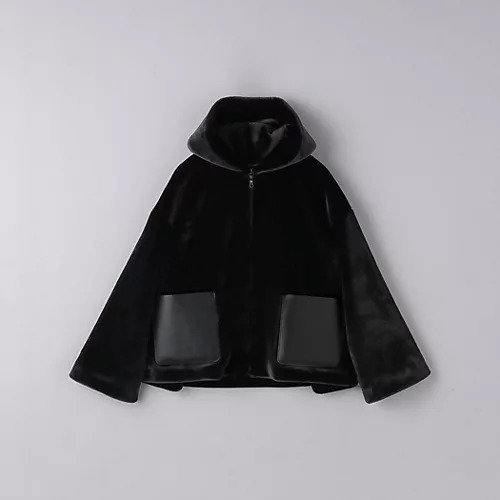 【ユナイテッドアローズ/UNITED ARROWS】のフェイクファー ブルゾン 人気、トレンドファッション・服の通販 founy(ファニー) 　ファッション　Fashion　レディースファッション　WOMEN　アウター　Coat Outerwear　ブルゾン　Blouson/Jackets　クール　Cool　コンパクト　Compact　デニム　Denim　ドロップ　Drop　バランス　Balance　フェイクファー　Faux Fur　フォルム　Form　ブルゾン　Blouson　ベルベット　Velvet　ポケット　Pocket　 other-1|ID: prp329100004233415 ipo3291000000029340813