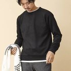 【ノーリーズ グッドマン/NOLLEY'S goodman / MEN】のフェイクスエード クルーネックプルオーバー 24AW ブラック|ID: prp329100004233439 ipo3291000000029340983