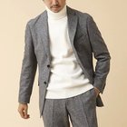 【ノーリーズ グッドマン/NOLLEY'S goodman / MEN】の《セットアップ/ビジカジ対応》JAPAN TWEED JK ツイードジャケット 24AW ミディアムグレー|ID: prp329100004233444 ipo3291000000029341008