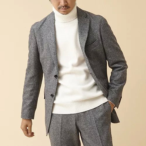 【ノーリーズ グッドマン/NOLLEY'S goodman / MEN】の《セットアップ/ビジカジ対応》JAPAN TWEED JK ツイードジャケット 24AW インテリア・キッズ・メンズ・レディースファッション・服の通販 founy(ファニー) 　ファッション　Fashion　メンズファッション　MEN　セットアップ　Setup/Men　シンプル　Simple　ジャケット　Jacket　ストレッチ　Stretch　セットアップ　Set Up　ツイル　Twill　ツイード　Tweed　フロント　Front　ポケット　Pocket　A/W・秋冬　Aw・Autumn/Winter・Fw・Fall-Winter　おすすめ　Recommend　2024年　2024　ビジネス 仕事 通勤　Business　2024-2025秋冬・A/W　Aw/Autumn/Winter/Fw/Fall/2024-2025　ミディアムグレー|ID: prp329100004233444 ipo3291000000029341008