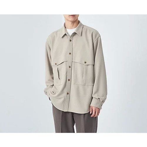 【グリーンレーベルリラクシング/green label relaxing / UNITED ARROWS / MEN】のMorley ビッグポケット レギュラーカラー シャツブルゾン インテリア・キッズ・メンズ・レディースファッション・服の通販 founy(ファニー) 　ファッション　Fashion　メンズファッション　MEN　シューズ　Shoes　スウェット　Sweat　スラックス　Slacks　ツイル　Twill　定番　Standard　バランス　Balance　ビッグ　Big　フラップ　Flap　フロント　Front　ブルゾン　Blouson　ポケット　Pocket　羽織　Haori　ミリタリー　Military　ヨーク　Yoke　レギュラー　Regular　ワイド　Wide　ワーク　Work　おすすめ　Recommend　NATURAL|ID: prp329100004234594 ipo3291000000029350691