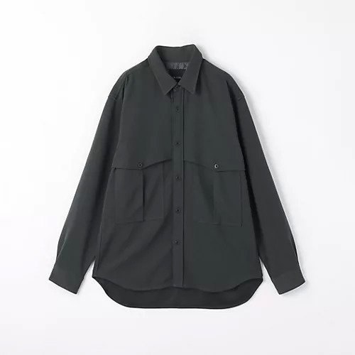 【グリーンレーベルリラクシング/green label relaxing / UNITED ARROWS / MEN】のMorley ビッグポケット レギュラーカラー シャツブルゾン インテリア・キッズ・メンズ・レディースファッション・服の通販 founy(ファニー) 　ファッション　Fashion　メンズファッション　MEN　シューズ　Shoes　スウェット　Sweat　スラックス　Slacks　ツイル　Twill　定番　Standard　バランス　Balance　ビッグ　Big　フラップ　Flap　フロント　Front　ブルゾン　Blouson　ポケット　Pocket　羽織　Haori　ミリタリー　Military　ヨーク　Yoke　レギュラー　Regular　ワイド　Wide　ワーク　Work　おすすめ　Recommend　DK.GRAY|ID: prp329100004234594 ipo3291000000029350692