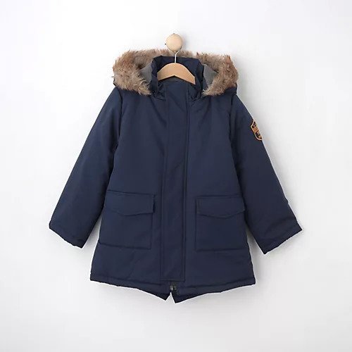 【デッサン/Dessin / KIDS】のファー付きコート 人気、トレンドファッション・服の通販 founy(ファニー) 　ファッション　Fashion　キッズファッション　KIDS　アウター　Coat Outerwear /Kids　おすすめ　Recommend　シンプル　Simple　スマート　Smart　ピーチ　Peach　フェイクファー　Faux Fur　ポケット　Pocket　 other-1|ID: prp329100004234601 ipo3291000000029350723