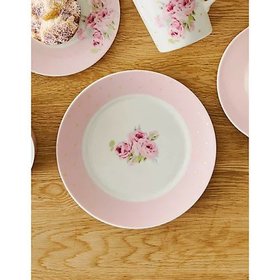 【ローラアシュレイホーム/LAURA ASHLEY HOME / GOODS】のクチュール ローズ柄 19cm プレート 人気、トレンドファッション・服の通販 founy(ファニー) おすすめ Recommend スマート Smart デザート Dessert ドット Dot プレート Plate ローズ Rose エレガント 上品 Elegant |ID:prp329100004236203