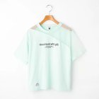 【ピンク ラテ/PINK-latte / KIDS】のニコラ掲載 ワンショル風透け切替えTシャツ ライトグリーン|ID: prp329100004237179 ipo3291000000029371991