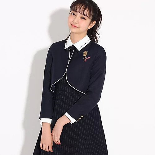 【ピンク ラテ/PINK-latte / KIDS】の【卒服】ボレロジャケット 人気、トレンドファッション・服の通販 founy(ファニー) 　ファッション　Fashion　キッズファッション　KIDS　アウター　Coat Outerwear /Kids　ショート　Short　ジャケット　Jacket　ボレロ　Bolero　 other-1|ID: prp329100004237249 ipo3291000000029372202