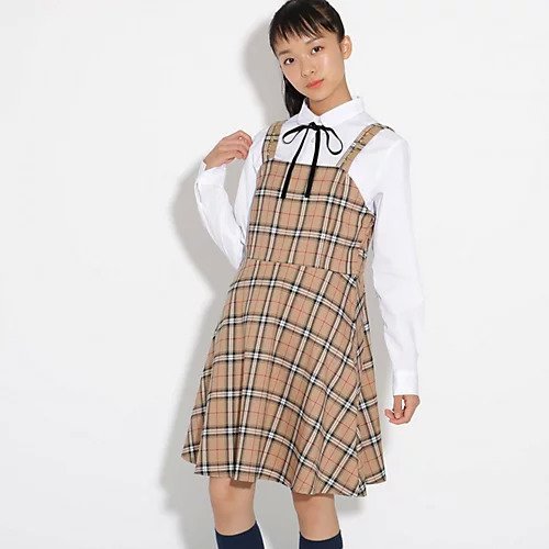 【ピンク ラテ/PINK-latte / KIDS】の【卒服】ワンピース+ブラウス セット 人気、トレンドファッション・服の通販 founy(ファニー) 　ファッション　Fashion　キッズファッション　KIDS　ワンピース　Dress/Kids　ガーリー　Girly　キャミソール　Camisole　リボン　Ribbon　 other-1|ID: prp329100004237262 ipo3291000000029372248