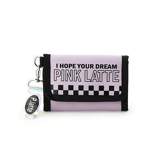 【ピンク ラテ/PINK-latte / KIDS】のロゴチェッカー折りたたみ財布 インテリア・キッズ・メンズ・レディースファッション・服の通販 founy(ファニー) https://founy.com/ ファッション Fashion キッズファッション KIDS おすすめ Recommend キーホルダー Key Ring 旅行 Travel 春 Spring 財布 Wallet |ID: prp329100004237329 ipo3291000000029372463