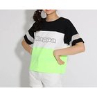 【ピンク ラテ/PINK-latte / KIDS】のニコラ掲載 【kappa】切替 Tシャツ ブラック|ID: prp329100004237382 ipo3291000000029372642