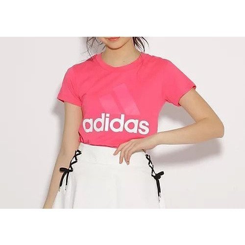 【ピンク ラテ/PINK-latte / KIDS】のadidas ビッグロゴTシャツ インテリア・キッズ・メンズ・レディースファッション・服の通販 founy(ファニー) https://founy.com/ ファッション Fashion キッズファッション KIDS おすすめ Recommend インナー Inner トレンド Trend パーカー Hoodie ビッグ Big |ID: prp329100004237536 ipo3291000000029373181