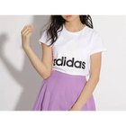 【ピンク ラテ/PINK-latte / KIDS】のadidas ビッグロゴTシャツ オフホワイト|ID: prp329100004237536 ipo3291000000029373183