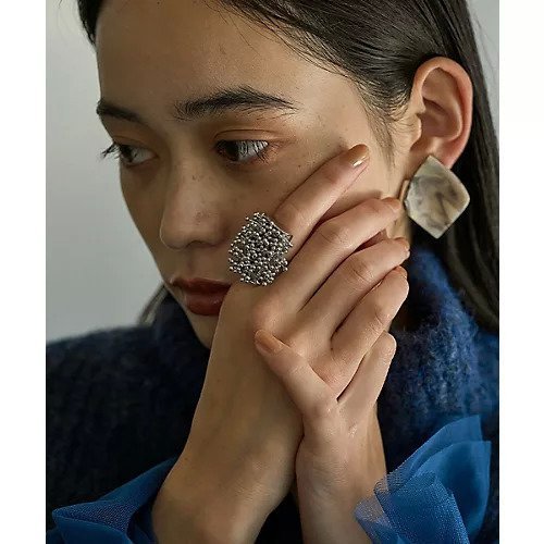 【マージュール/marjour】のDECORATIVE RING インテリア・キッズ・メンズ・レディースファッション・服の通販 founy(ファニー) 　ファッション　Fashion　レディースファッション　WOMEN　SILVER|ID: prp329100004238324 ipo3291000000029382886