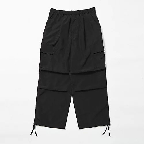 【グリーンレーベルリラクシング/green label relaxing / UNITED ARROWS / MEN】の【WEB限定】ワイド カーゴパンツ インテリア・キッズ・メンズ・レディースファッション・服の通販 founy(ファニー) 　ファッション　Fashion　メンズファッション　MEN　ボトムス　Bottoms/Men　カーゴパンツ　Cargo Pants　スウェット　Sweat　定番　Standard　ミリタリー　Military　ワイド　Wide　おすすめ　Recommend　BLACK|ID: prp329100004238335 ipo3291000000029382990