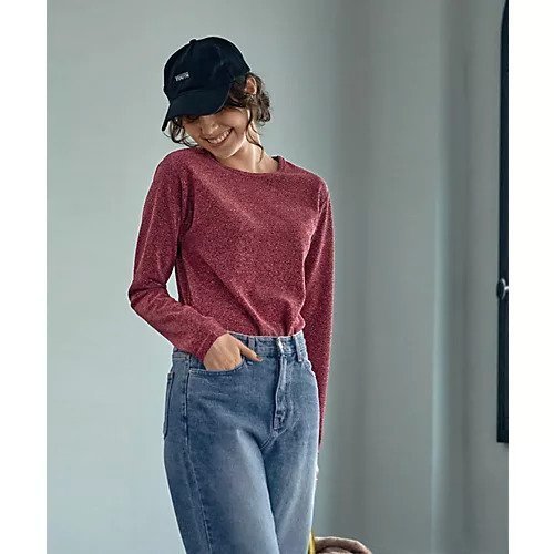 【スタイルデリ/STYLE DELI】のギャラクシーカットソートップス インテリア・キッズ・メンズ・レディースファッション・服の通販 founy(ファニー) 　ファッション　Fashion　レディースファッション　WOMEN　トップス・カットソー　Tops/Tshirt　カットソー　Cut and Sewn　アメリカン　American　インナー　Inner　カットソー　Cut And Sew　カーディガン　Cardigan　キラキラ　Sparkling　グリッター　Glitter　サロペット　Overalls　シルバー　Silver　シンプル　Simple　ジャケット　Jacket　ジャージー　Jersey　ストレッチ　Stretch　ダウン　Down　チェリー　Cherry　定番　Standard　なめらか　Smooth　ベスト　Vest　ポケット　Pocket　冬　Winter　夏　Summer　エレガント 上品　Elegant　ピンク|ID: prp329100004239634 ipo3291000000029397839