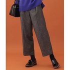 【リフレクト/Reflect】のワイドクロップドツイードパンツ 人気、トレンドファッション・服の通販 founy(ファニー) ファッション Fashion レディースファッション WOMEN パンツ Pants シンプル Simple スマート Smart ツイード Tweed ポケット Pocket ミックス Mix thumbnail ブラック|ID: prp329100004239650 ipo3291000000029434947