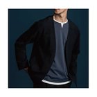 【ザ ショップ ティーケー/THE SHOP TK / MEN】の【セットアップ可/ドライタッチ】Reflax(R) リネンライクノーカラーカーディガン ネイビー|ID: prp329100004239686 ipo3291000000029398219