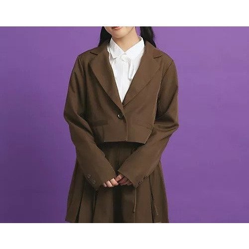 【ピンク ラテ/PINK-latte / KIDS】のショートジャケット 人気、トレンドファッション・服の通販 founy(ファニー) 　ファッション　Fashion　キッズファッション　KIDS　アウター　Coat Outerwear /Kids　おすすめ　Recommend　インナー　Inner　ショート　Short　ジャケット　Jacket　ツイル　Twill　ポケット　Pocket　 other-1|ID: prp329100004239693 ipo3291000000029398254