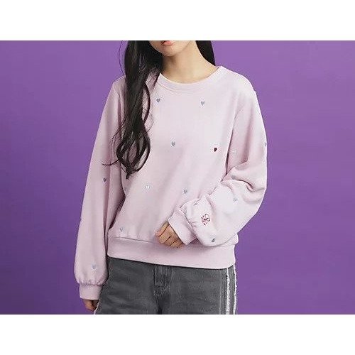 【ピンク ラテ/PINK-latte / KIDS】の総 刺繍ラメ裏毛トップス インテリア・キッズ・メンズ・レディースファッション・服の通販 founy(ファニー) https://founy.com/ ファッション Fashion キッズファッション KIDS トップス・カットソー Tops/Tees/Kids おすすめ Recommend スマート Smart |ID: prp329100004239698 ipo3291000000029398271