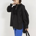 【ノーリーズ/NOLLEY'S】のチュールフリルブラウス 人気、トレンドファッション・服の通販 founy(ファニー) ファッション Fashion レディースファッション WOMEN トップス・カットソー Tops/Tshirt シャツ/ブラウス Shirts/Blouses 2024年 2024 2024-2025秋冬・A/W Aw/Autumn/Winter/Fw/Fall/2024-2025 スリット Slit チュール Tulle フリル Frills フロント Front thumbnail ブラック|ID: prp329100004240729 ipo3291000000029410231