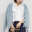 【ノーリーズソフィー/NOLLEY'S sophi】のタイ付オーバーシャツ 人気、トレンドファッション・服の通販 founy(ファニー) ファッション Fashion レディースファッション WOMEN トップス・カットソー Tops/Tshirt シャツ/ブラウス Shirts/Blouses 2024年 2024 2024-2025秋冬・A/W Aw/Autumn/Winter/Fw/Fall/2024-2025 おすすめ Recommend カーディガン Cardigan ジャケット Jacket ビジネス 仕事 通勤 Business thumbnail オフホワイト|ID: prp329100004240731 ipo3291000000029410241