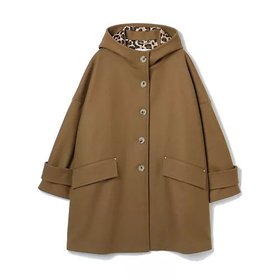 【マッキントッシュ/MACKINTOSH】 フードショートコート人気、トレンドファッション・服の通販 founy(ファニー) ファッション Fashion レディースファッション WOMEN アウター Coat Outerwear コート Coats ショルダー Shoulder スタイリッシュ Stylish ドレープ Drape ドロップ Drop メルトン Melton レオパード Leopard エレガント 上品 Elegant 防寒 Cold Protection |ID:prp329100004240775