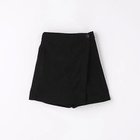 【グリーンレーベルリラクシング/green label relaxing / UNITED ARROWS / KIDS】の【別注】TJ ラップ キュロットパンツ(ブラック) / キッズ 100cm-130cm BLACK|ID: prp329100004240829 ipo3291000000029410740